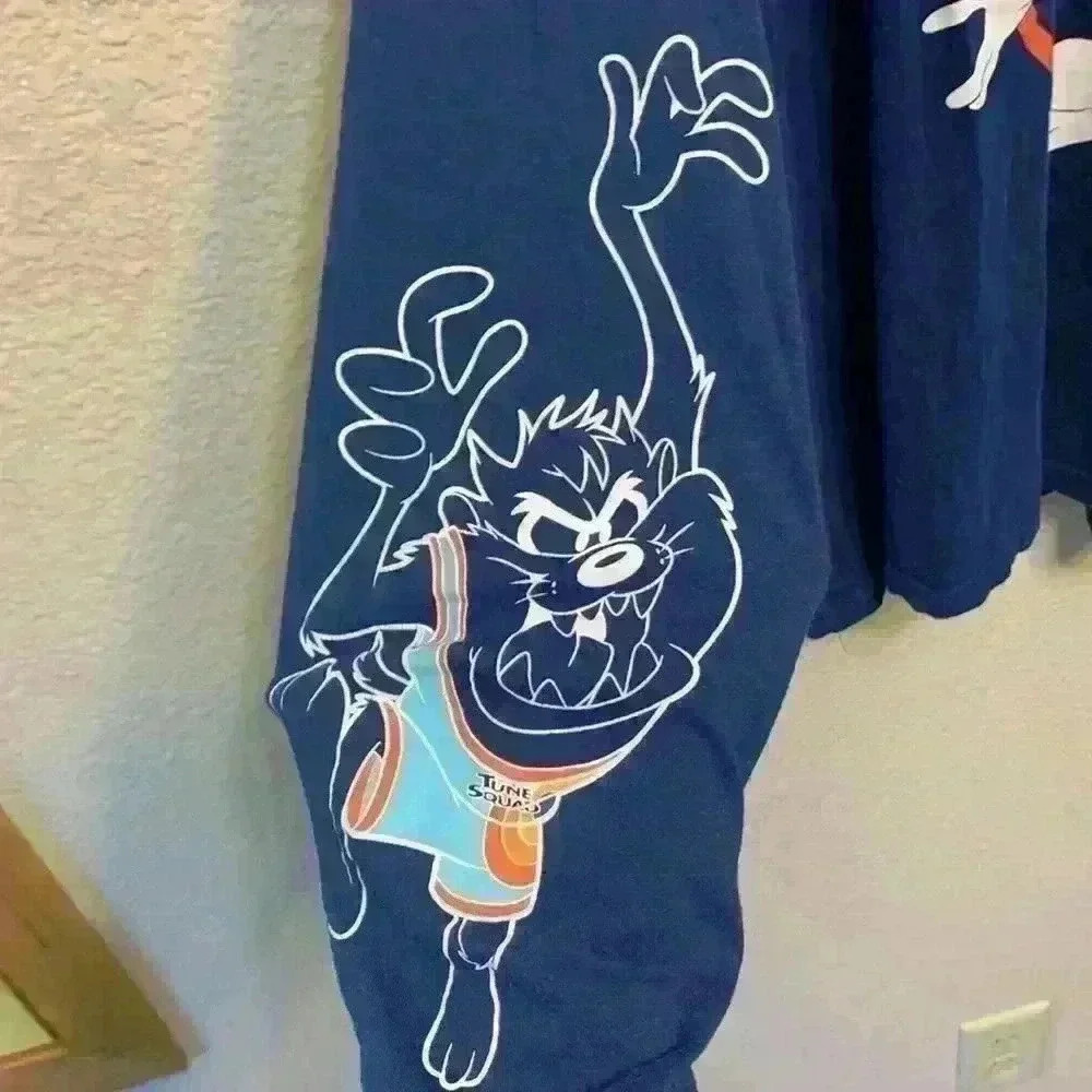 Space Jam graphic long sleeve sz 2XL 90s y2k oversized nostalgic street wear - Picture 4 of 8